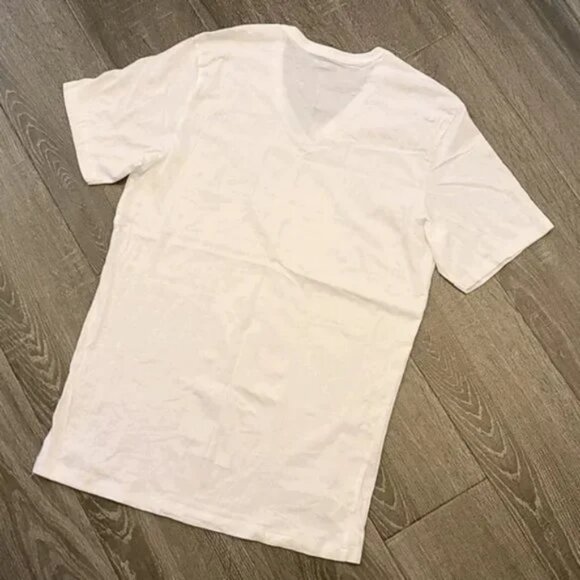 Calvin Klein cotton Slim Fit v-neck T-Shirt - Picture 4 of 4